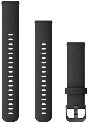 Ремешок Garmin vivoactive 4, 18mm Band, Black/Gunmetal Band (010-12932-01) фото1