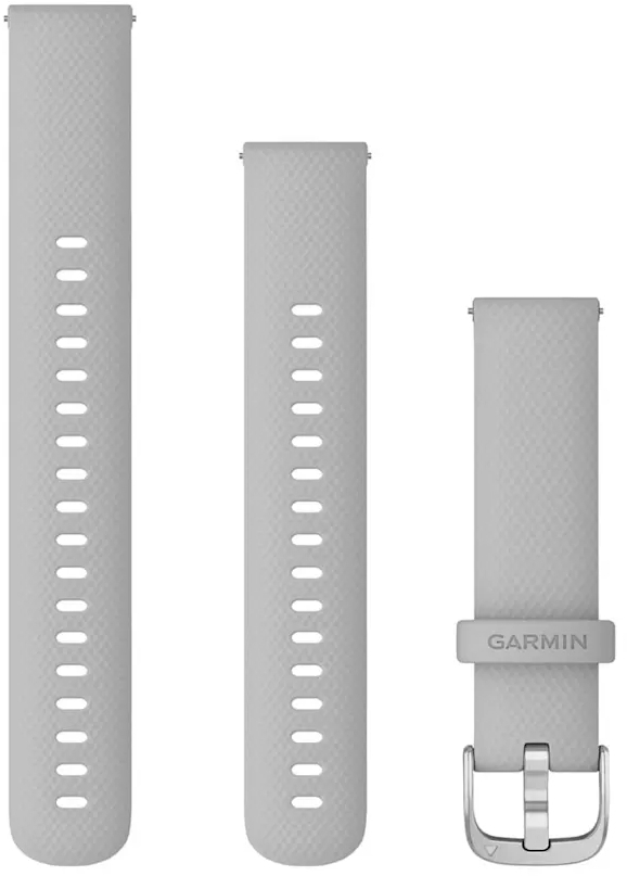 Ремешок Garmin Venu 2S, 18mm Band, Mist Grey+Passivated Band (010-12932-0C) фото 1