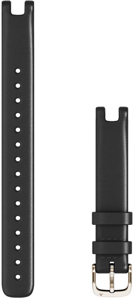 Ремінець Garmin Lily, Band, Long, Leather, Black Leather Band (010-13068-A5)фото1