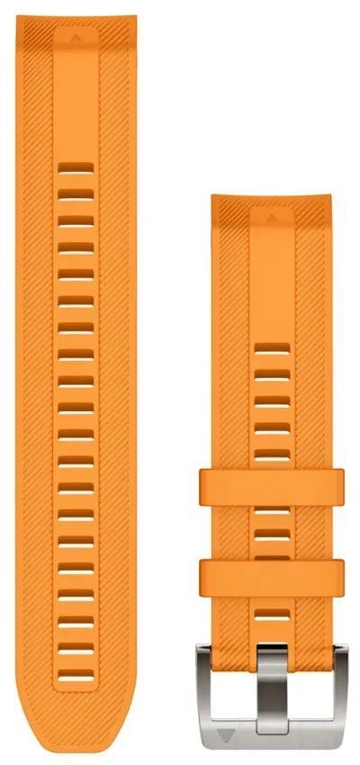 Ремешок Garmin MARQ GEN2 QuickFit 22, Silicone Strap, Spark Orange (010-13225-04) фото 1