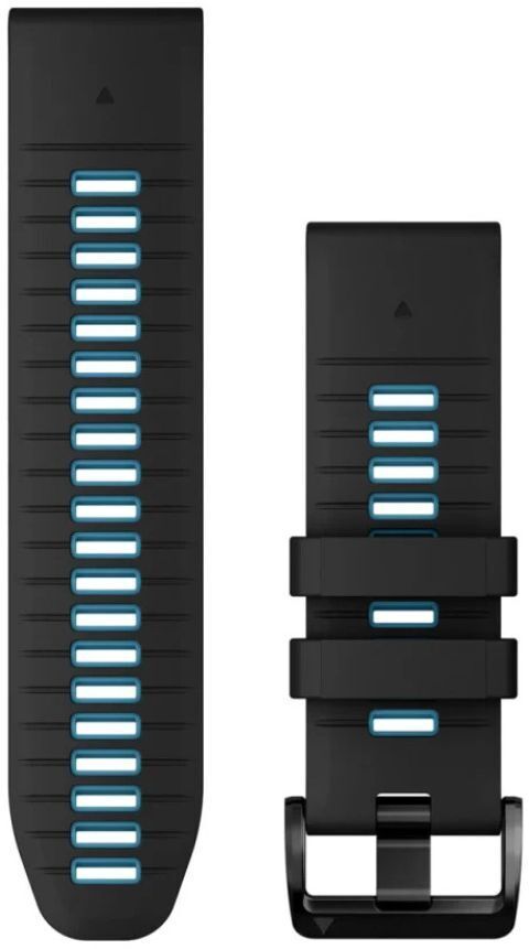 Ремешок Garmin EpixPRO (g2),26mm QuickFit Blk/Blue Silicon Bnd (010-13281-05) фото1