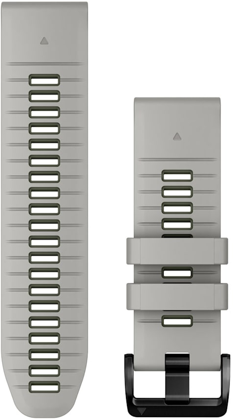 Ремешок Garmin EpixPRO (g2),26mm QuickFit FogGry/Moss Silicon Bnd (010-13281-08) фото 1