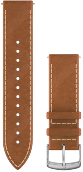 Ремешок Garmin Vivomove HR  Band, Italian Tan Leather, one-size Leather Band (010-12691-0A)