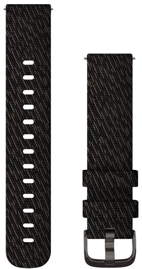 Ремінець Garmin Vivomove, Style, 20mm, Fabric, Graphite, Black Pepper (010-12924-13)фото1
