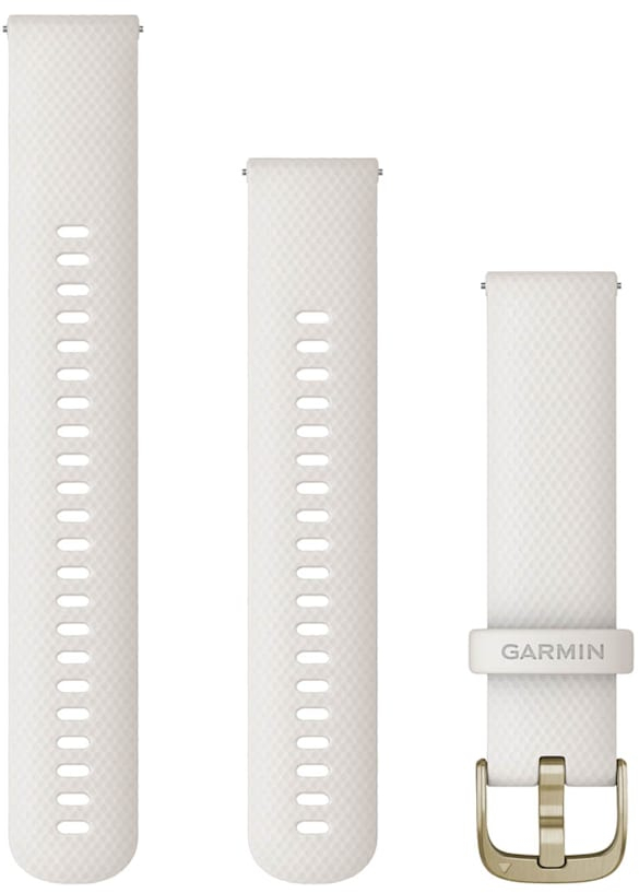 Ремешок Garmin Venu 2 Plus, 20mm Band, White + Cream Gold Band (010-12932-53) фото 1