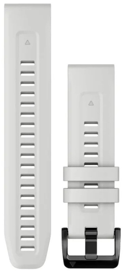 Ремешок Garmin epix (Gen 2) 22mm QuickFit Carrera White Silicone Band (010-13123-00) фото1