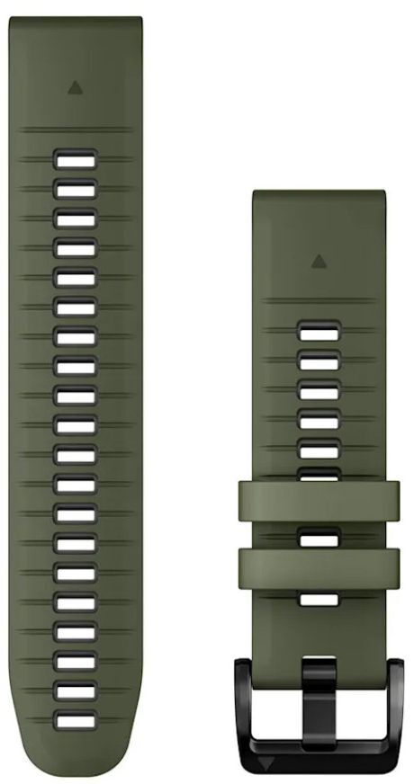 Ремешок Garmin EpixPRO (g2), 22mmQuickFit Moss/Grapht Silicn Bnd (010-13280-07) фото1