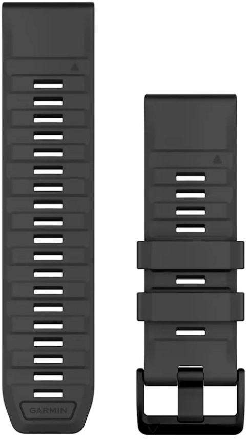 Ремешок Garmin Fenix 8, 26mm, QF Graphite Silicone Band (010-13393-07) фото1
