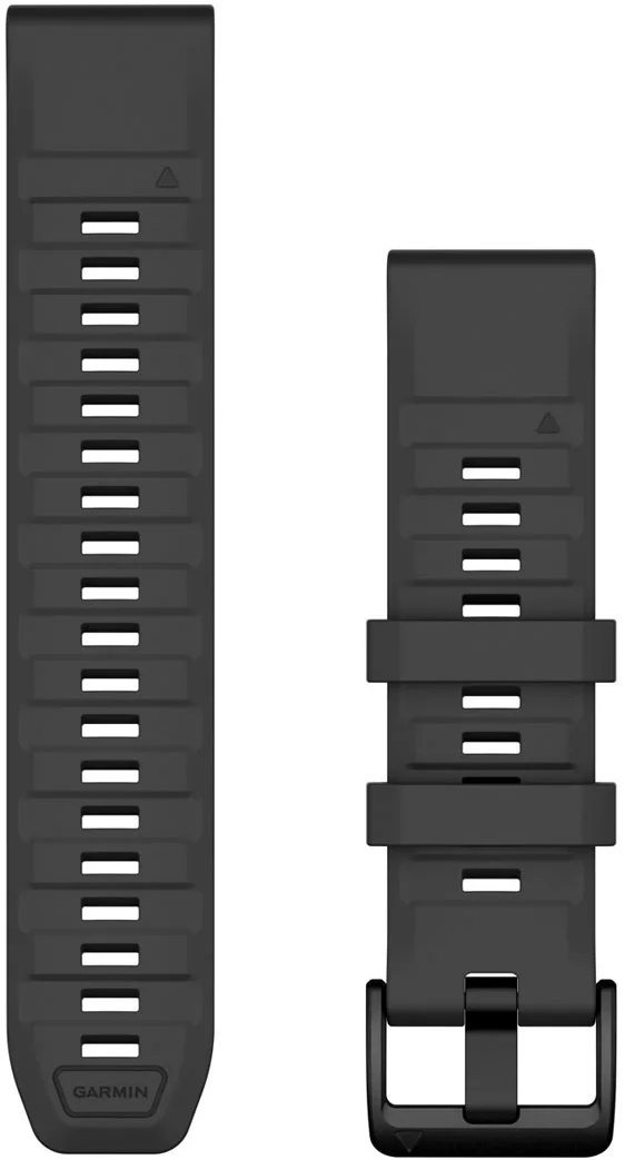 Ремешок Garmin Fenix 8, 22mm, QF Graphite Silicone Band (010-13392-07) фото 1