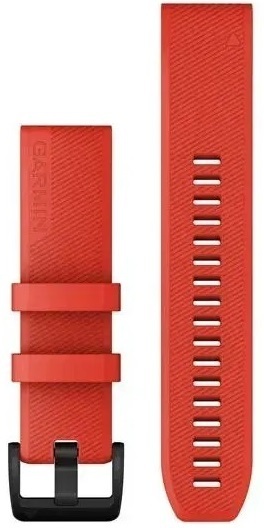 Ремешок Garmin Approach S62 Accessory Band,Laser Red w/Black SS (010-12901-02) фото1