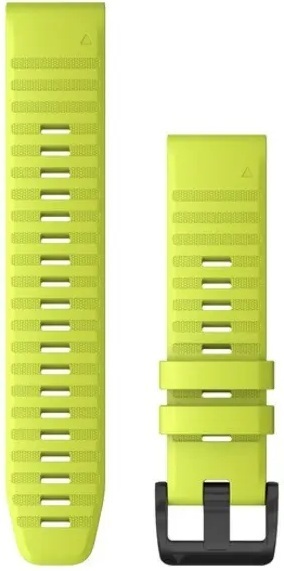 Ремінець Garmin Fenix 6 22mm QuickFit Amp Yellow Silicone Band (010-12863-04)фото1