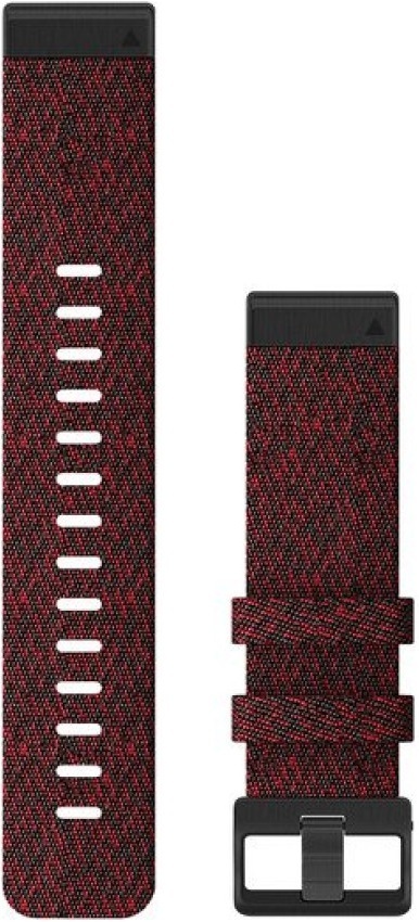 Ремешок Garmin Fenix 6 22mm QuickFit Heathered Red Nylon Band (010-12863-06) фото 1