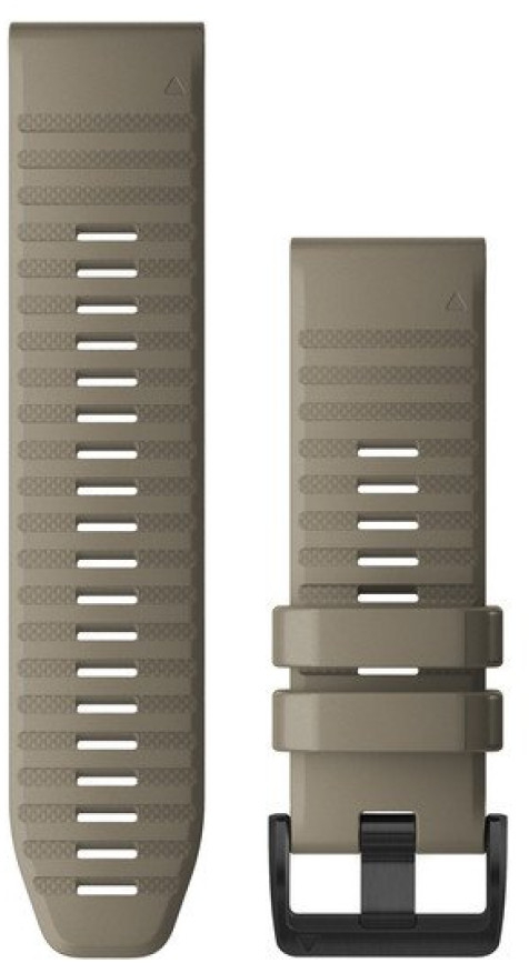 Ремешок Garmin Fenix 6X 26mm QuickFit Dark Sandstone Silicone Band (010-12864-02) фото1