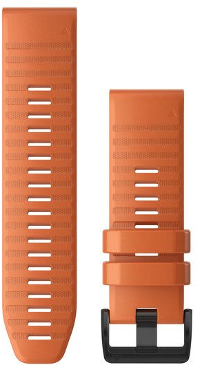 Ремешок Garmin Fenix 6X 26mm QuickFit Ember Orange Silicone Band (010-12864-01) фото 1