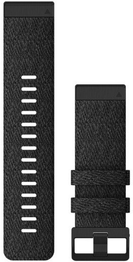 Ремешок Garmin Fenix 6X 26mm QuickFit Heathered Black Nylon Band (010-12864-07) фото1