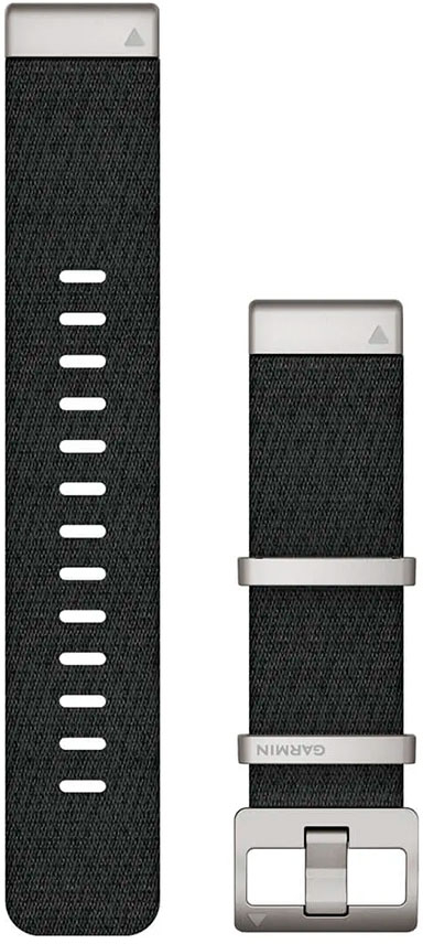 Ремешок Garmin MARQ, QuickFit 22m, Jacquard Weave Nylon Strap,Black (010-12738-21) фото 1