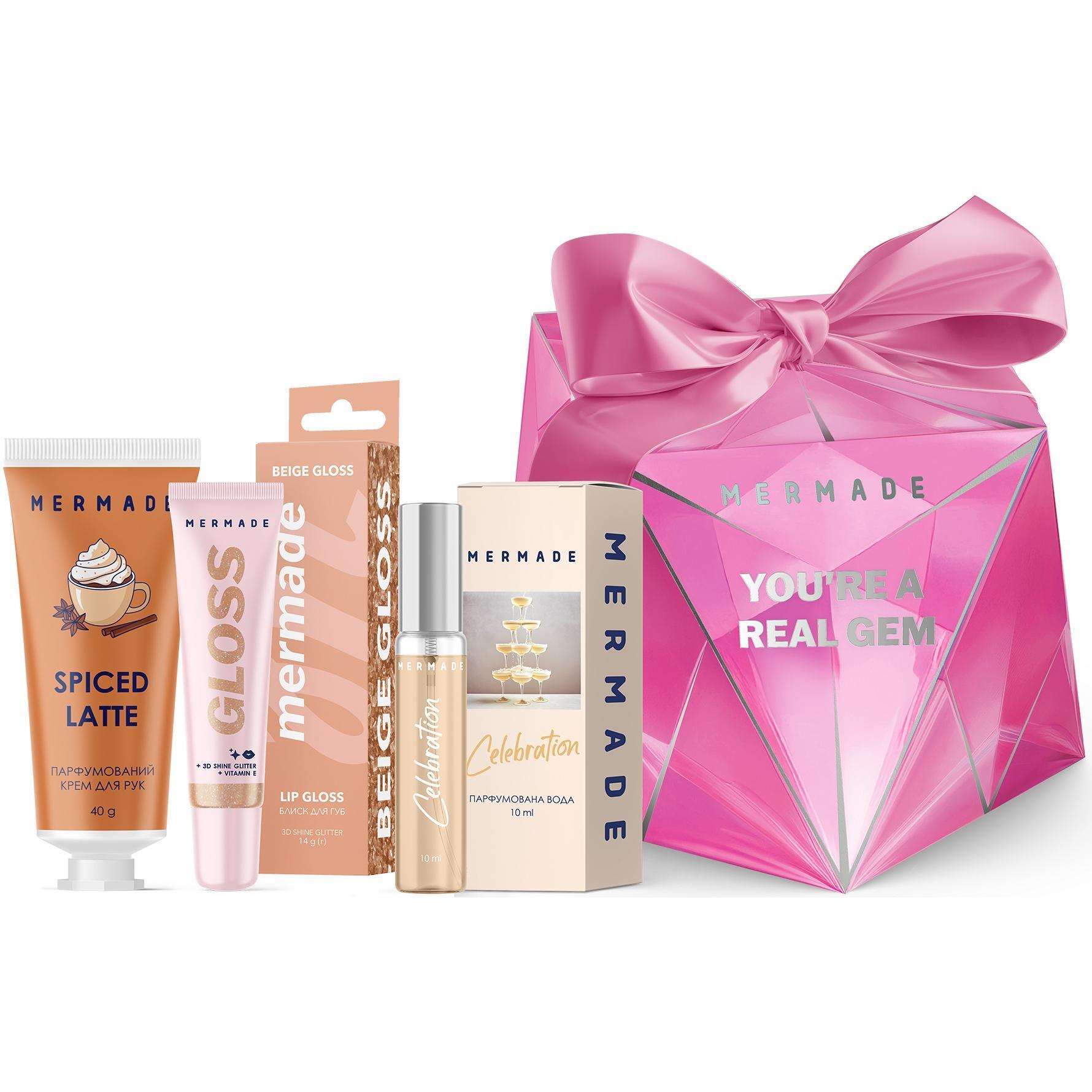 Подарунковий набір Mermade Nude shine Діамантовийфото1