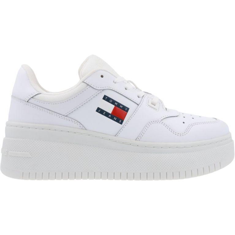 Кеды женские Tommy Jeans Tjw Retro Basket Flatform Ess EN0EN02506-YBS 39 белые фото 1