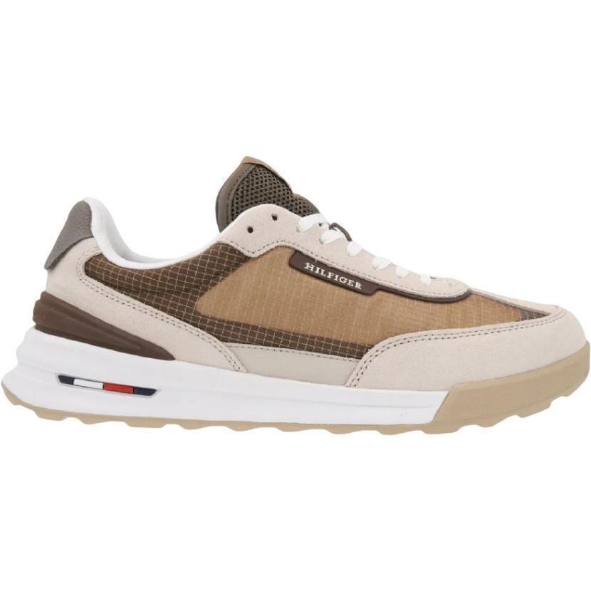 Кроссовки мужские Tommy Hilfiger Retro Runner Seasonal FM0FM05328-ACI 43 бежевые фото 1
