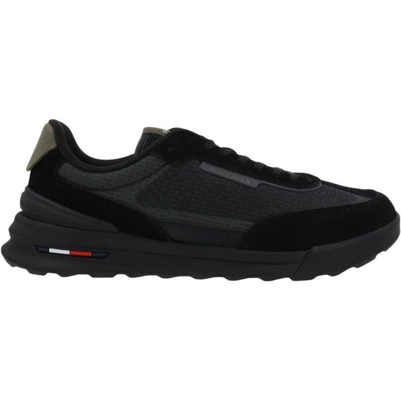 Кроссовки мужские Tommy Hilfiger Retro Runner Seasonal FM0FM05328-BDS 41 черные фото 1