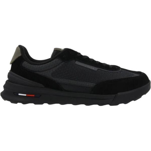 Кроссовки мужские Tommy Hilfiger Retro Runner Seasonal FM0FM05328-BDS 43 черные фото 