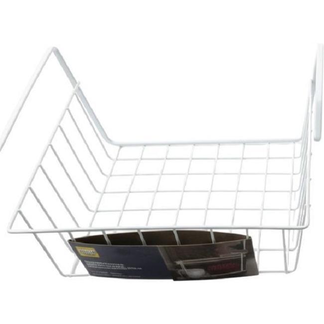 Полка подвесная ARDESTO 30х24х10см, металл, белый (ARHK4506W) фото 1