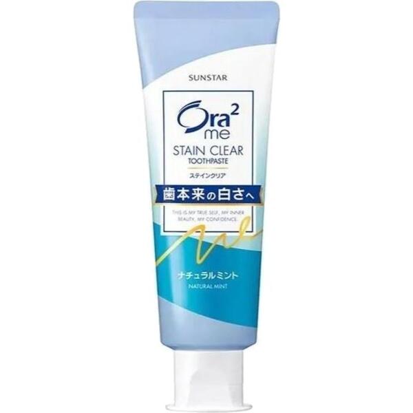 

Зубная паста SunStar Ora2 Me Stain Clear Paste для белизны зубов и против налета Натуральная мята 130 г