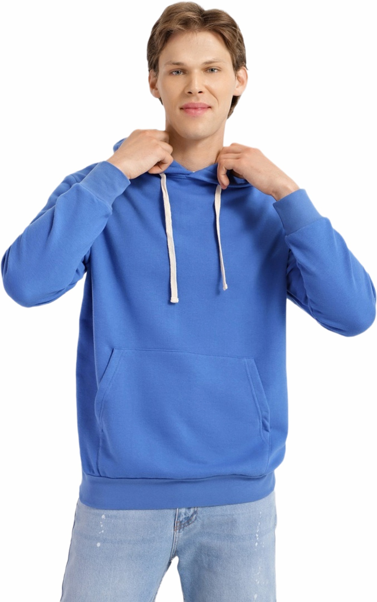 Худи мужское Roza 211073 S джинсовое фото 1