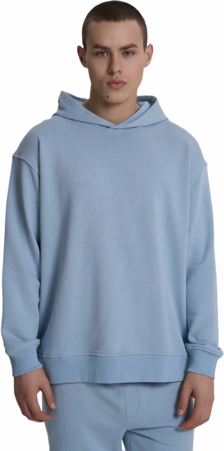 Худи мужское Roza 240619 M серо-голобое