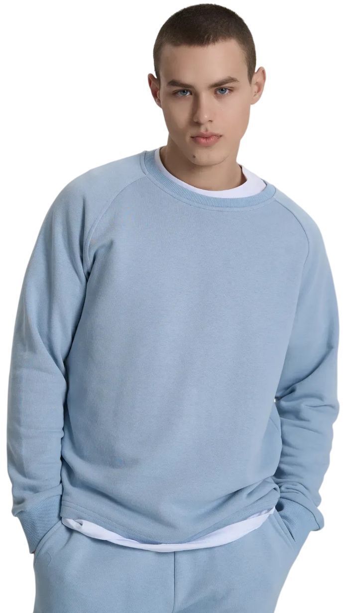 Світшот чоловічий Roza 240620 XL сіро-блакитнийфото1