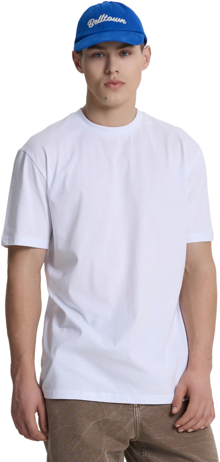 Футболка хлопковая мужская Roza 231101 2XL белая