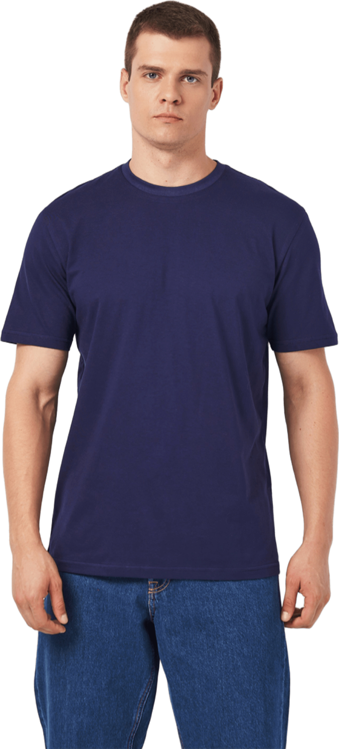 Футболка бавовняна чоловіча Roza 231101 XS синя