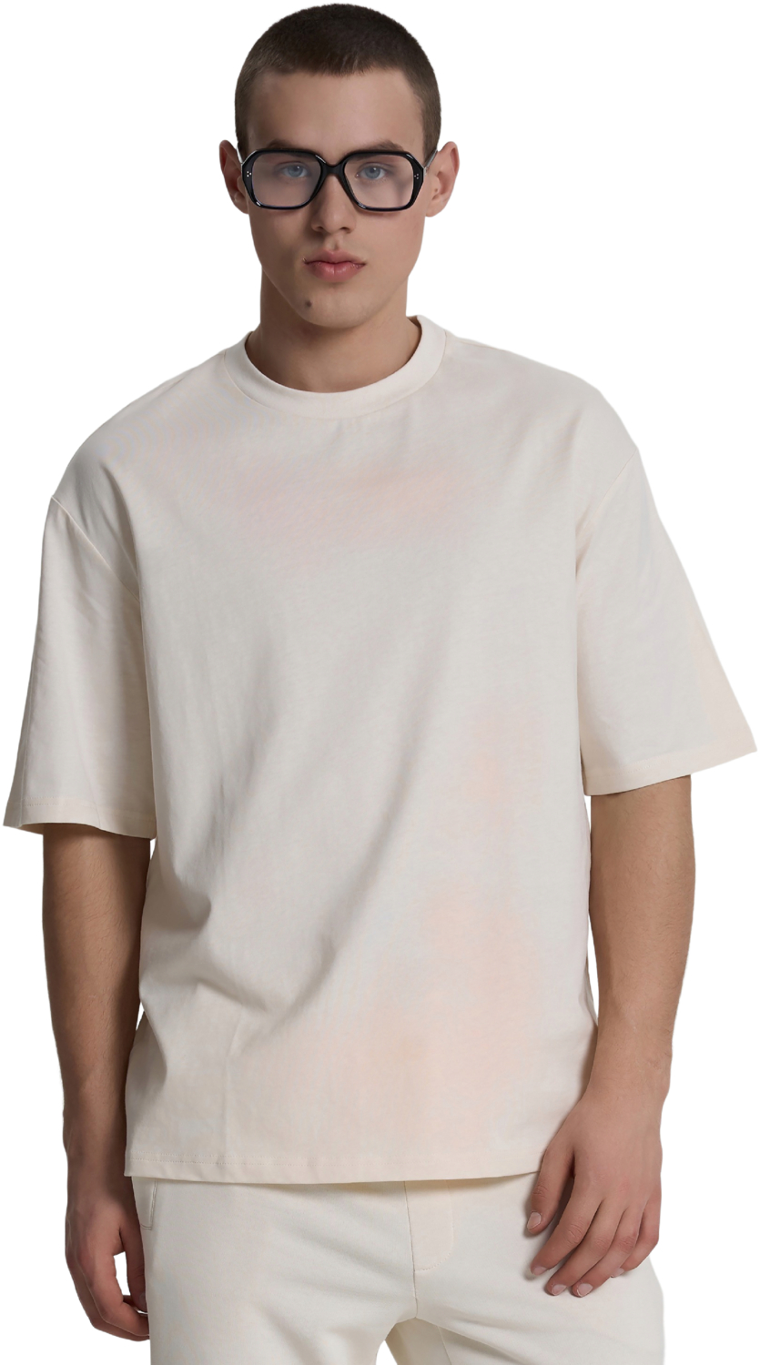 Футболка хлопковая мужская Roza 230926 XS светло-бежевая