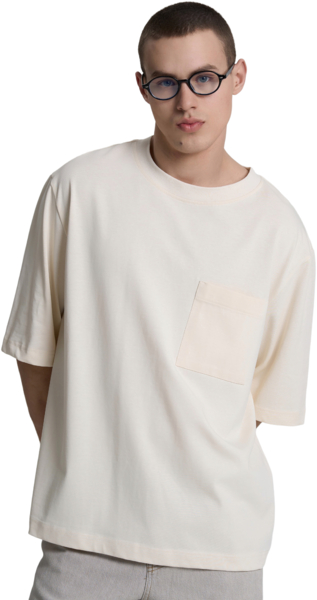 Футболка хлопковая мужская Roza 230911 XS светло-бежевая фото 