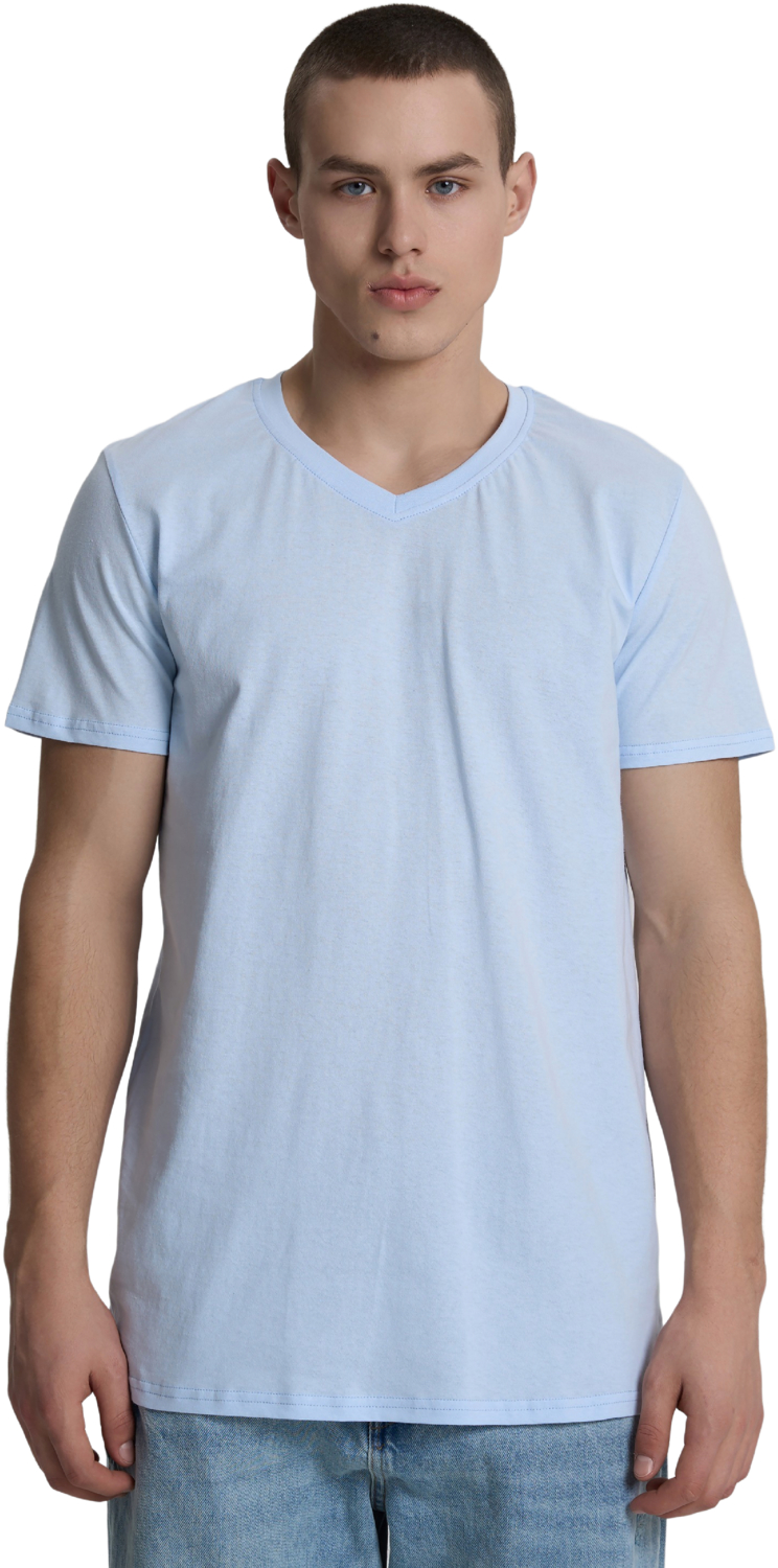 Футболка хлопковая мужская Roza 240444 XS голубая