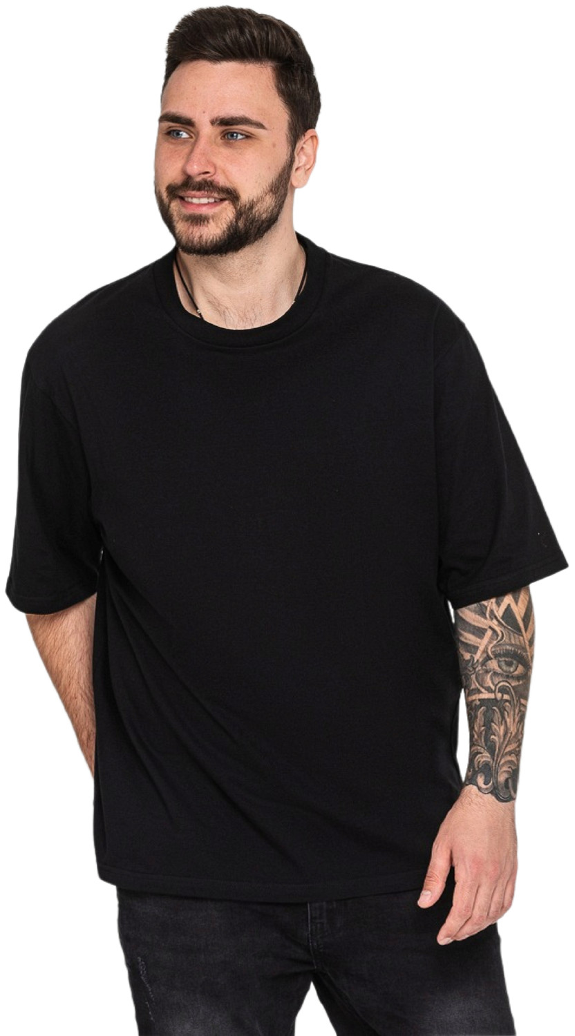 Футболка хлопковая мужская Roza 211143 M черная