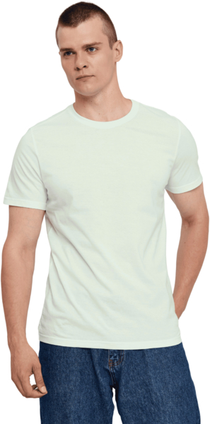 Футболка хлопковая мужская Roza 210135 2XL светло-зеленая фото 