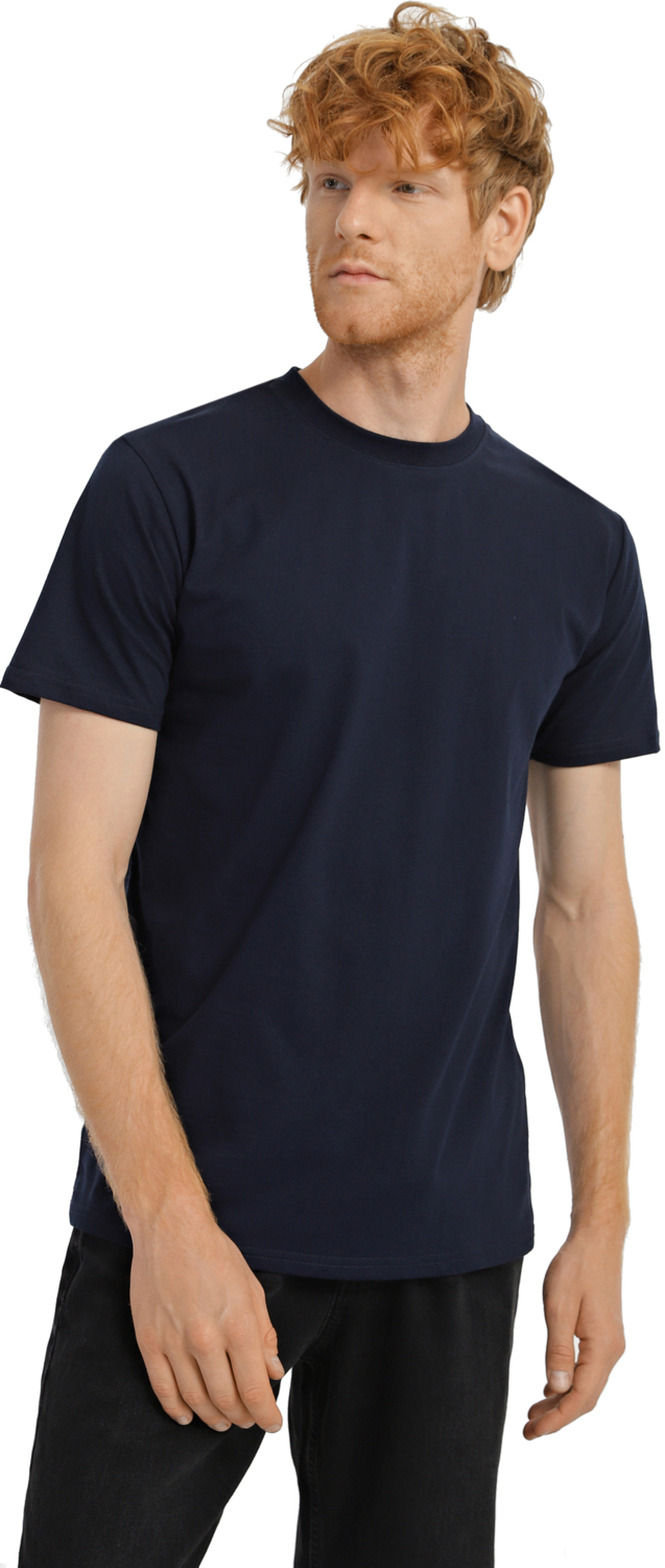 Футболка хлопковая мужская Roza 170201 XL темно-синяя