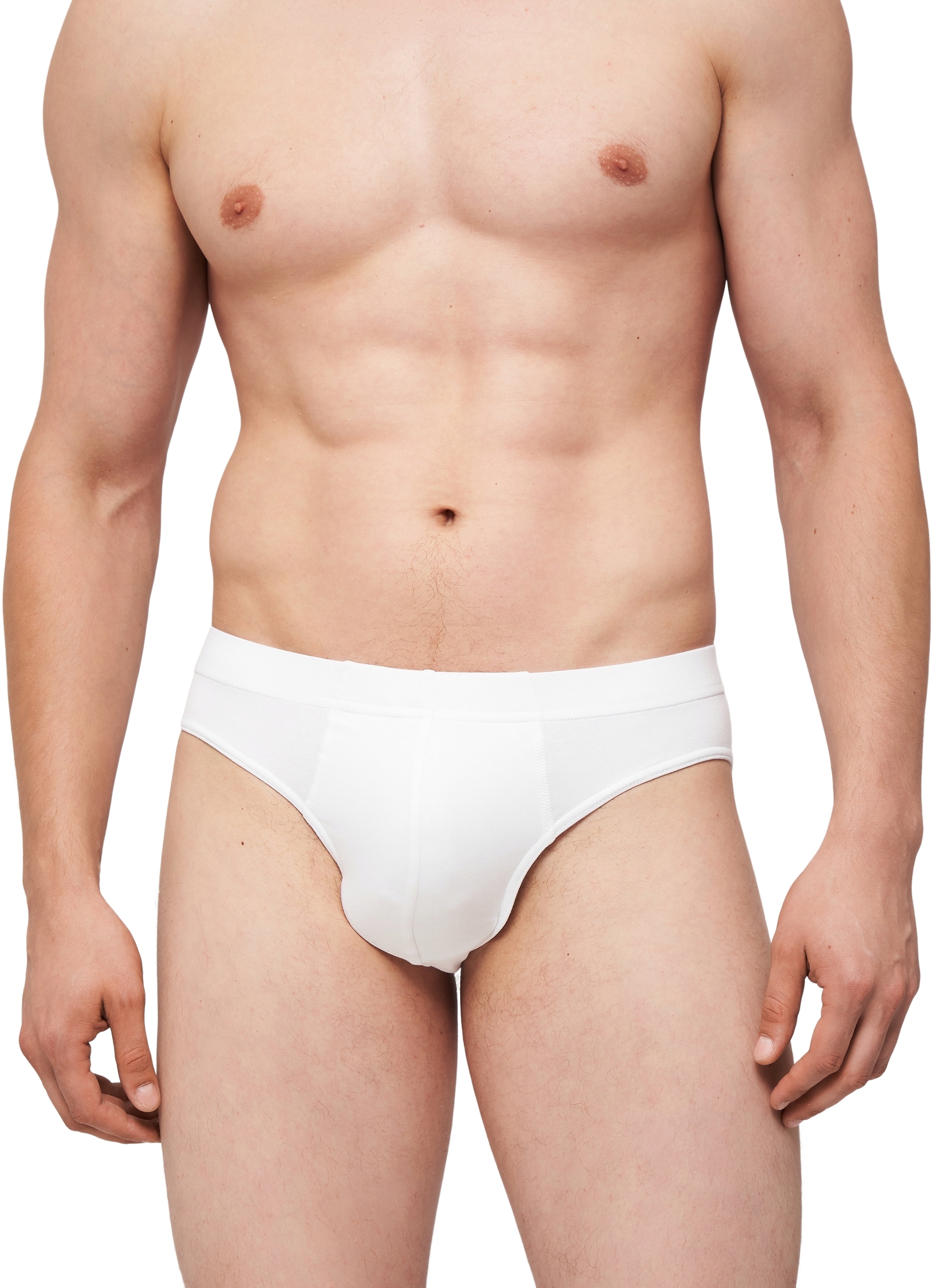 Труси-сліпи чоловічі Roza 012310 Р M біліфото1