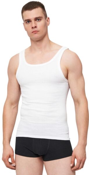 Майка мужская Roza 250148 4XL белая фото 