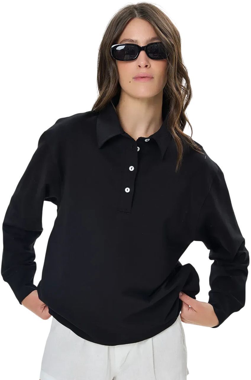 Світшот жіночий Roza 241203 XS чорнийфото1