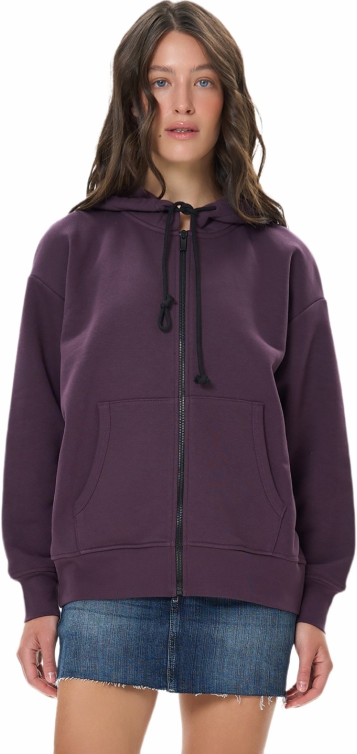 Худи на молнии женское Roza 241204 M фиолетовое