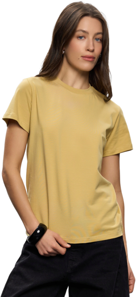 Футболка хлопковая женская Roza 231103 XL бежевая фото 