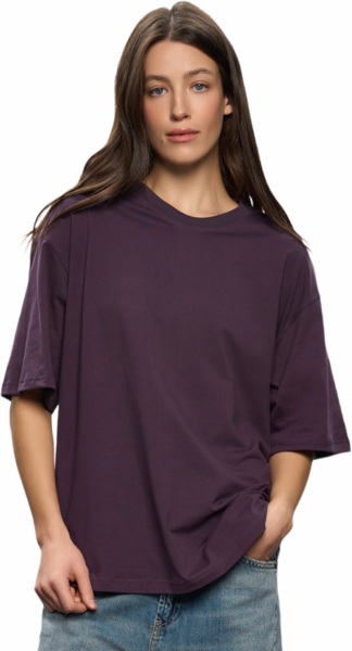 Футболка бавовняна жіноча Roza 231105 XS фіолетовафото