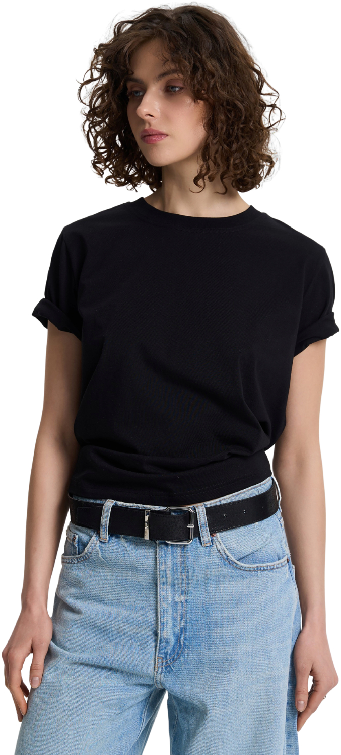 Футболка хлопковая женская Roza 231104 XL черная