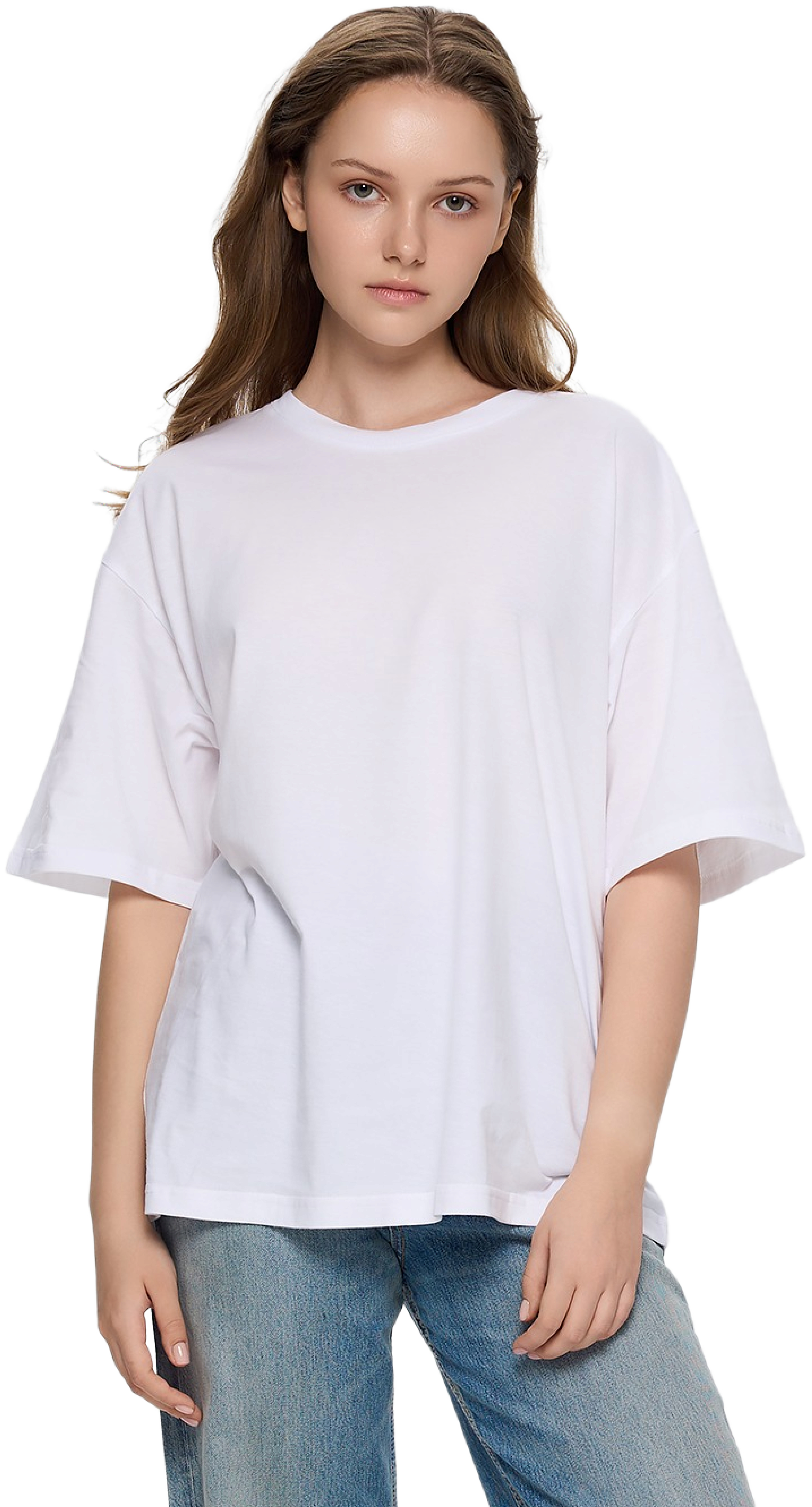 Футболка хлопковая женская Roza 211204 2XL белая фото 1