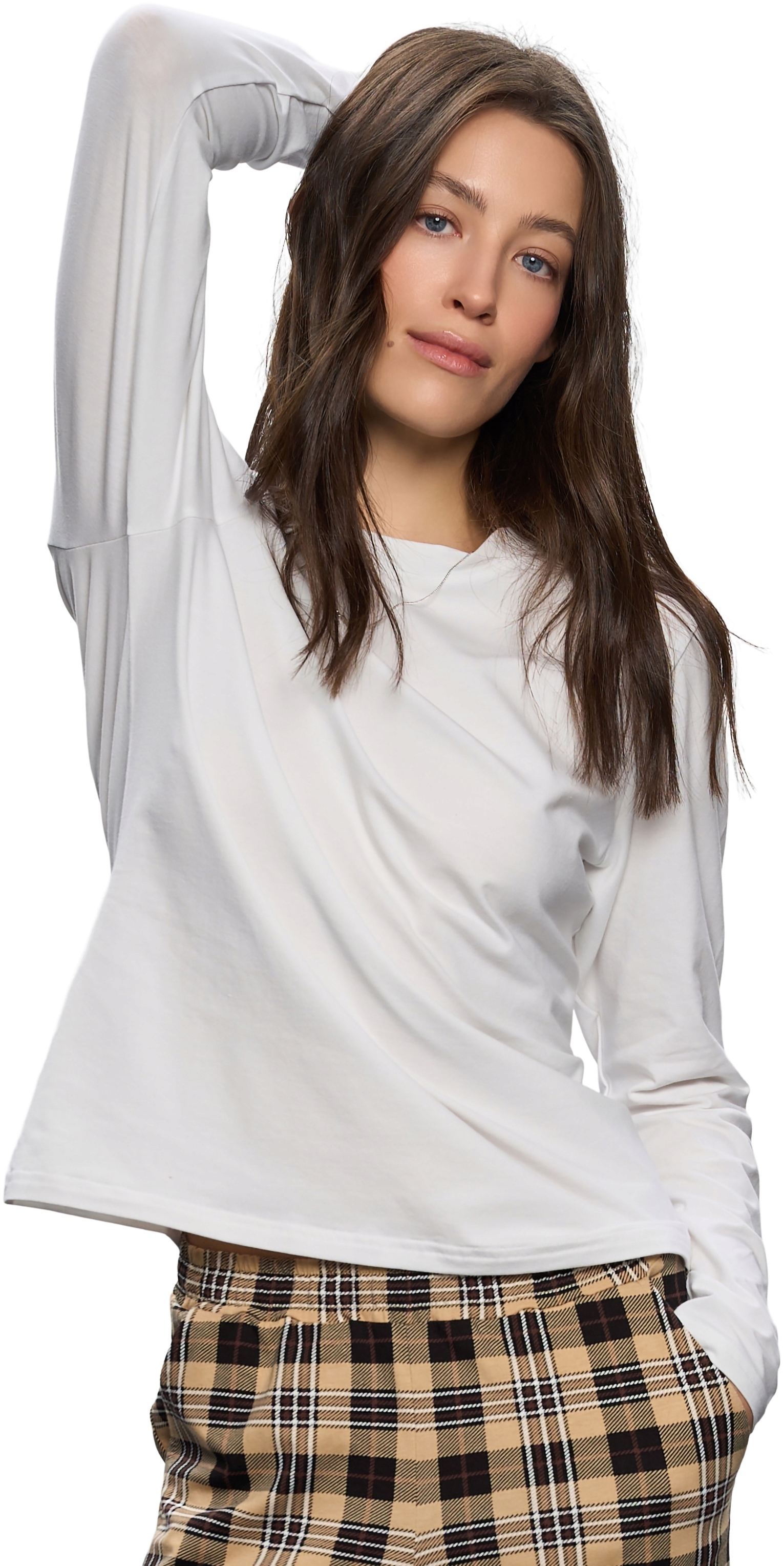 Лонгслив жіночий Roza 251020 XS білийфото1