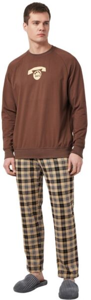 

Пижама мужская Roza 250905 S коричневая