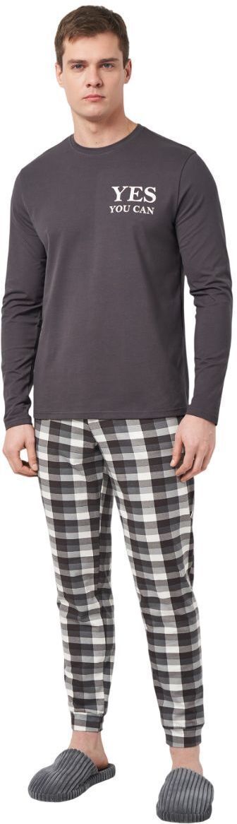 Піжама чоловіча Roza 250908 2XL сірафото1