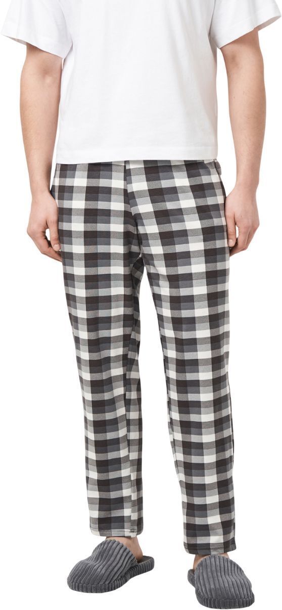 Штани домашні чоловічі Roza 250907 L сірі у клітинку